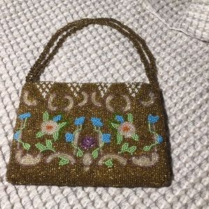 Vintage Glass Beaded Bag JT